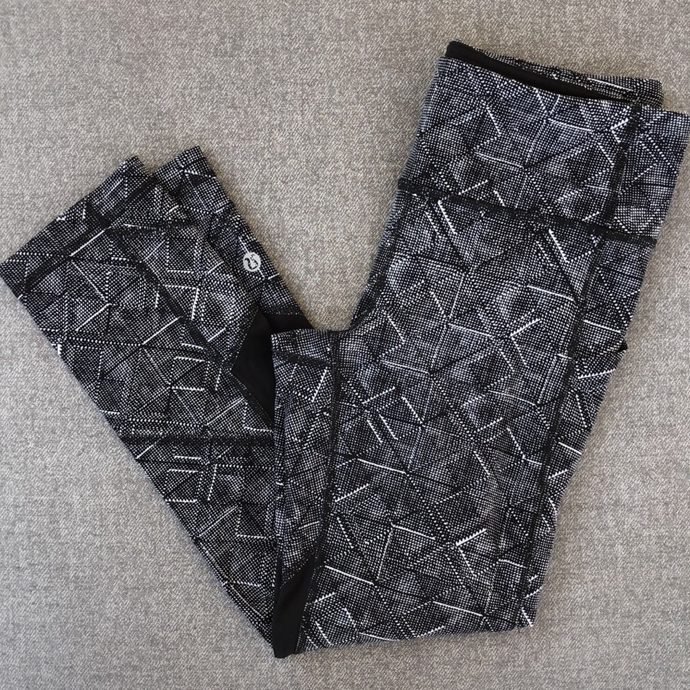 Perfect condition!- LULULEMON Pace Rival Crop Pocketed Leggings